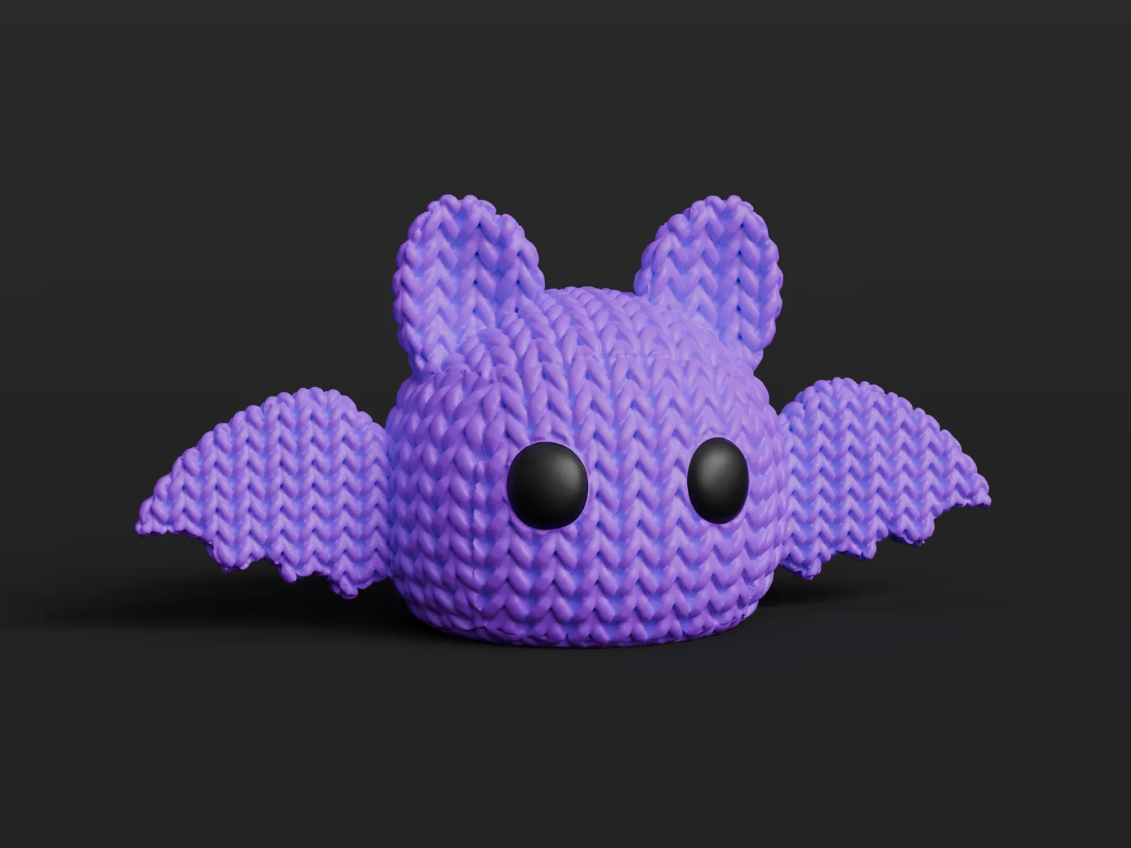 Murciélago tejido regordete impreso en 3D, foto 4