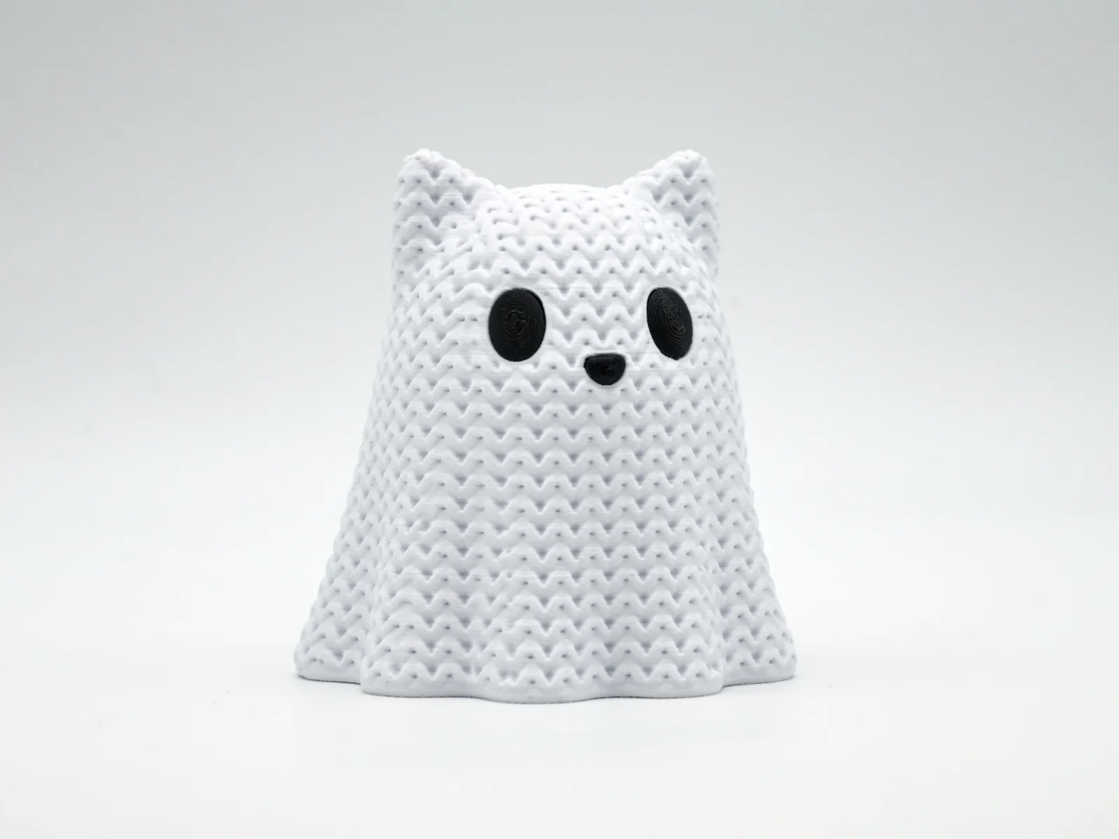 Gatito fantasma tejido