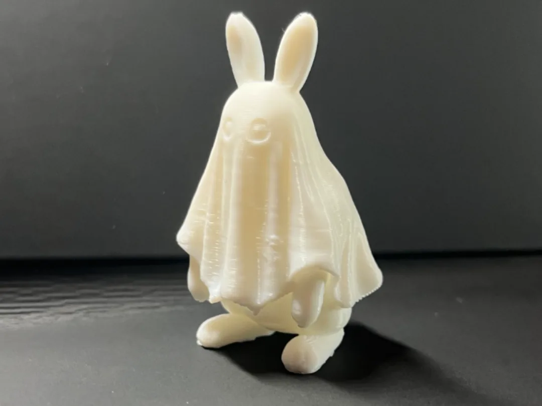 Mini conejo fantasma impreso en 3D