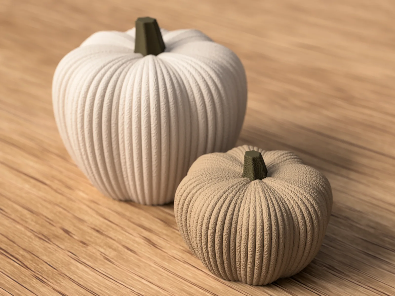 Calabazas texturizadas