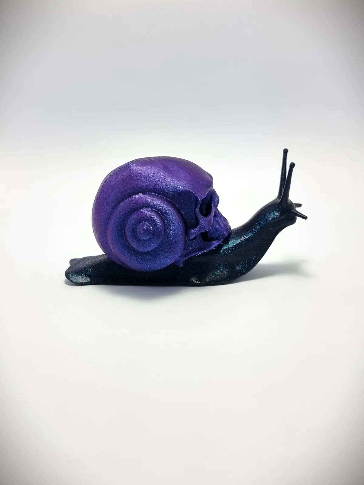 Caracol calavera impreso en 3D, foto 3