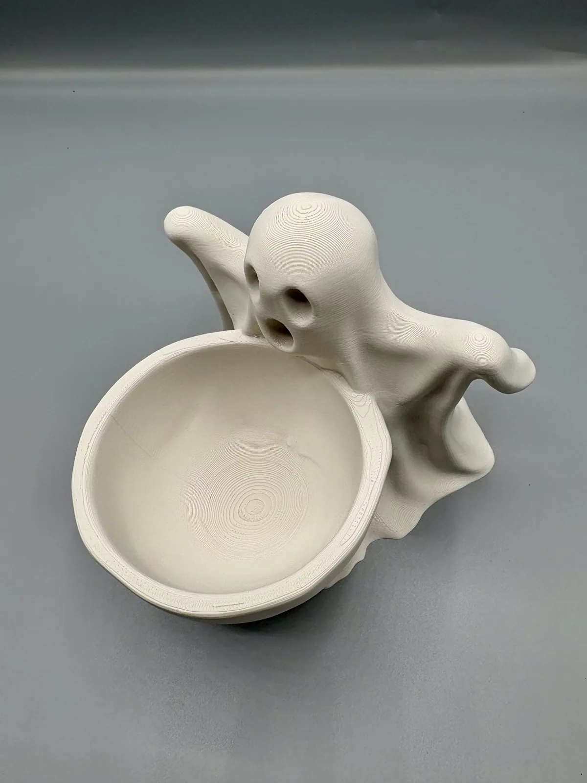 Fantasma com tigelinha impresso em 3D, foto 4