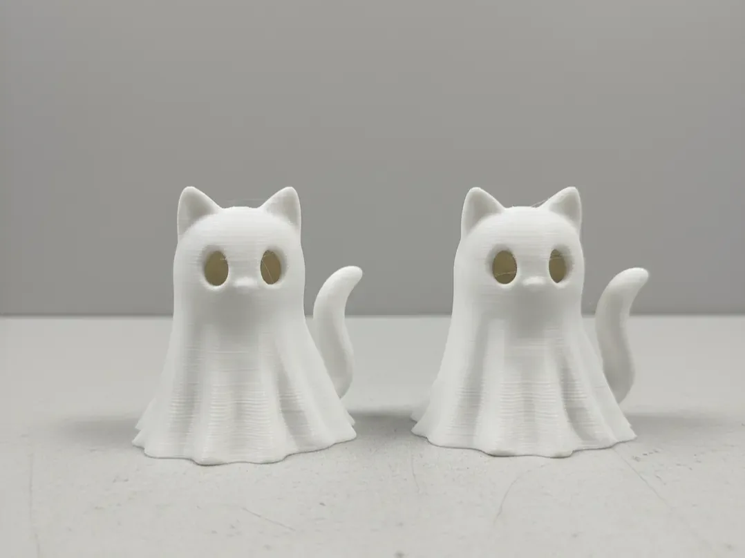 Gatito fantasma Boo impreso en 3D