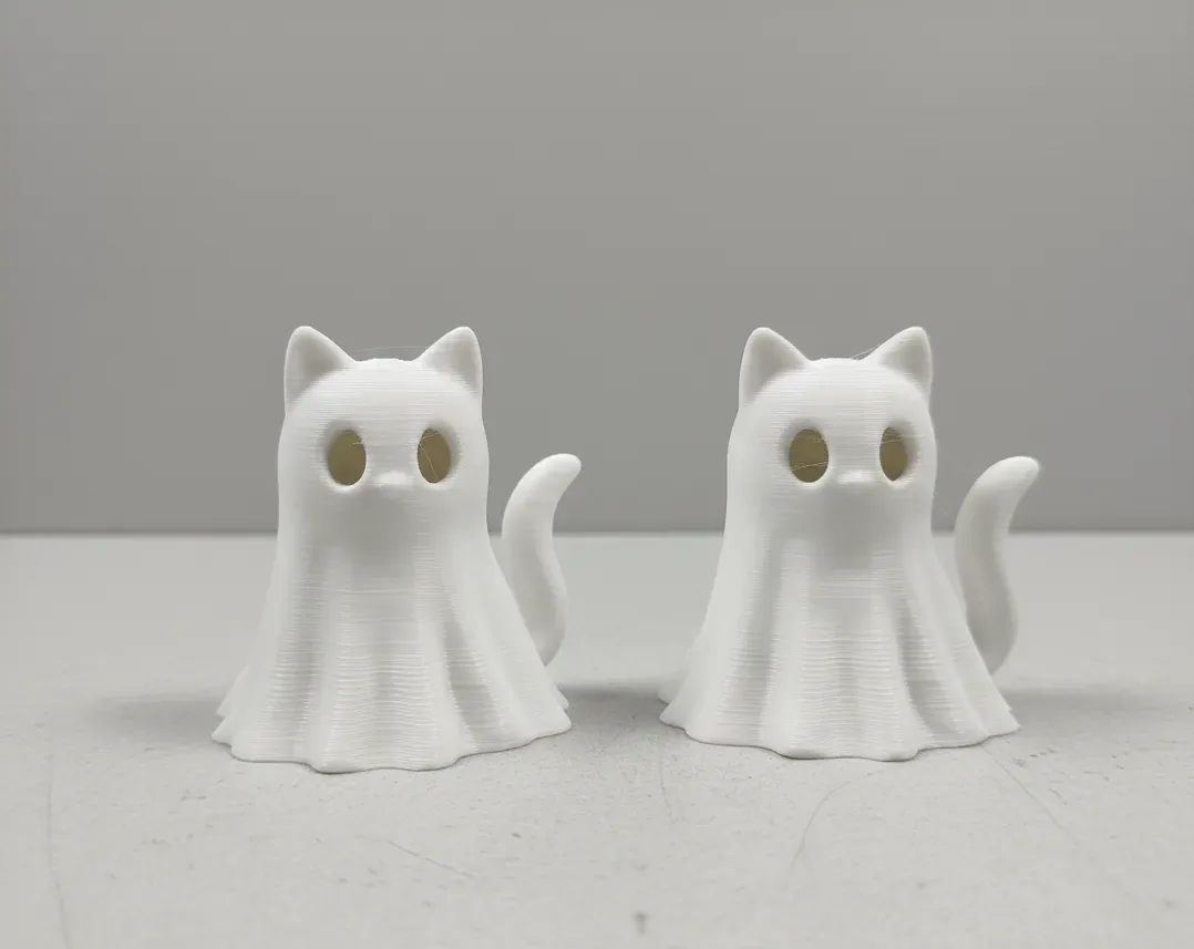 Gatito fantasma Boo impreso en 3D, foto 2