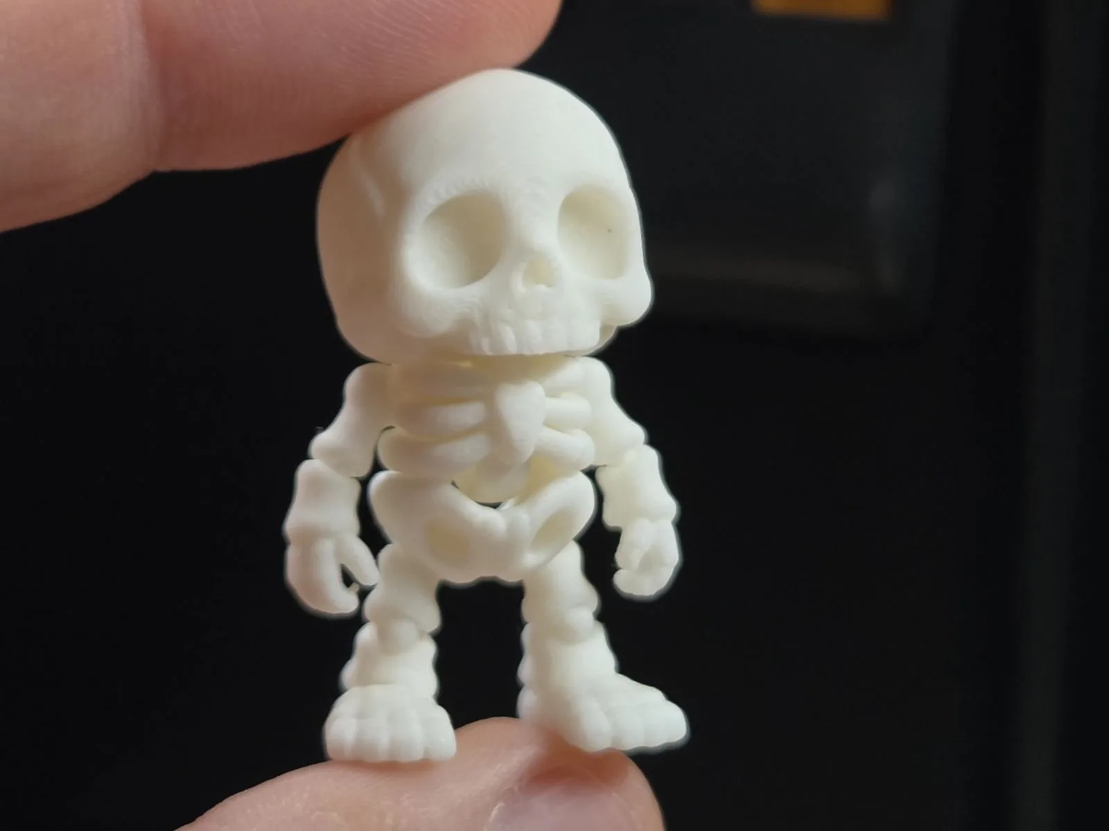Esqueleto flexible mini impreso en 3D, foto 5