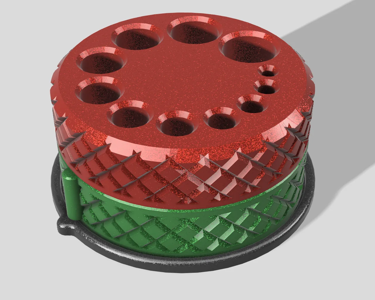 Guía de taladro con recogedor de polvo impreso en 3D, foto 3