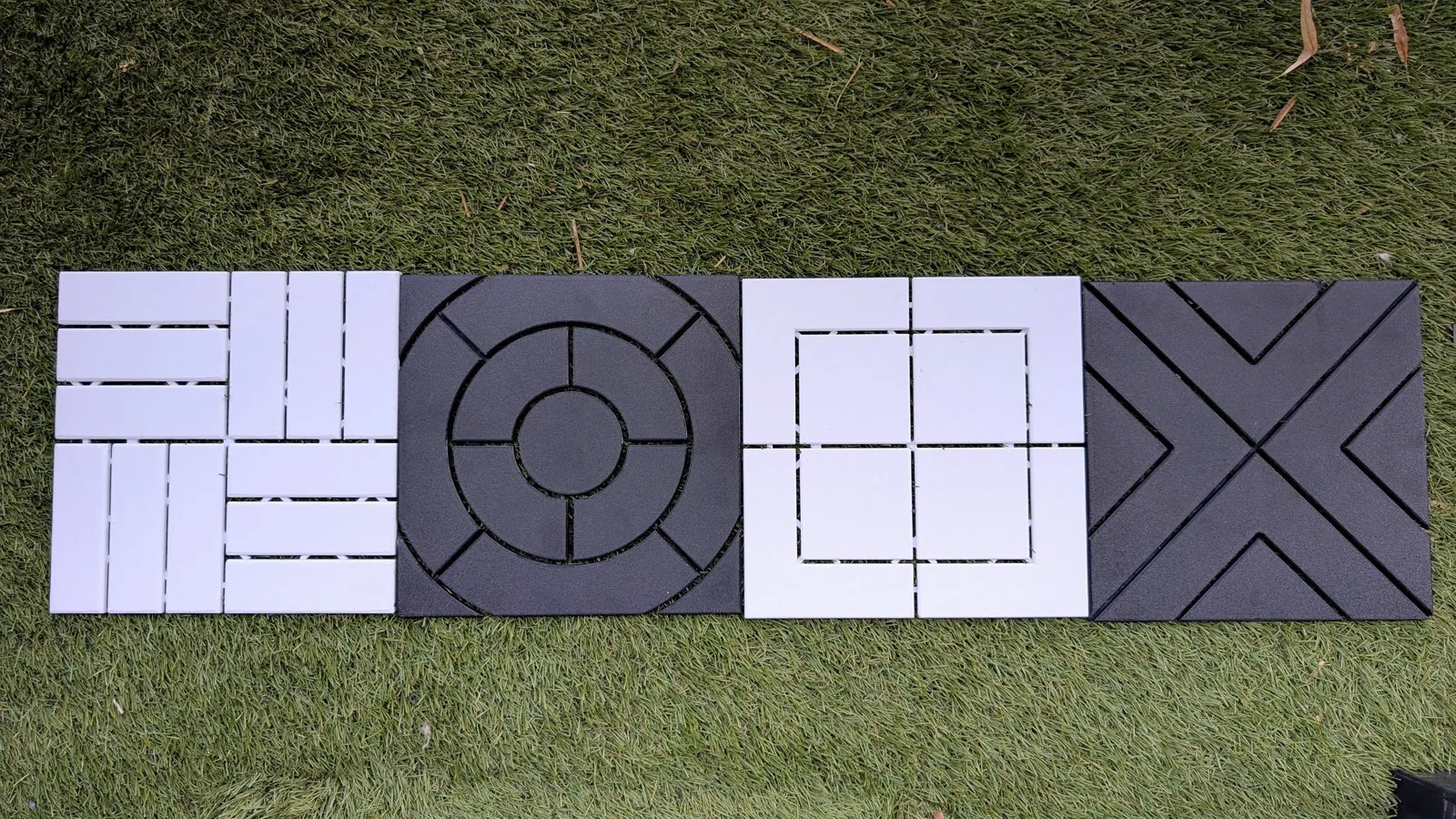 Piso modular rejilla 23×23 cm impreso en 3D, foto 4