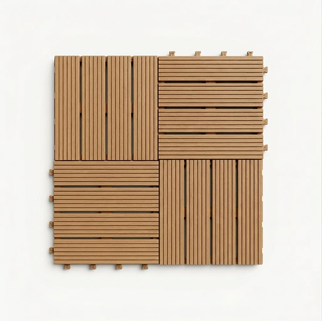 Piso modular tipo deck 22×22 cm
