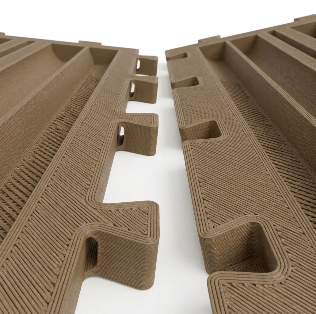 Piso modular tipo deck 22×22 cm impreso en 3D, foto 4