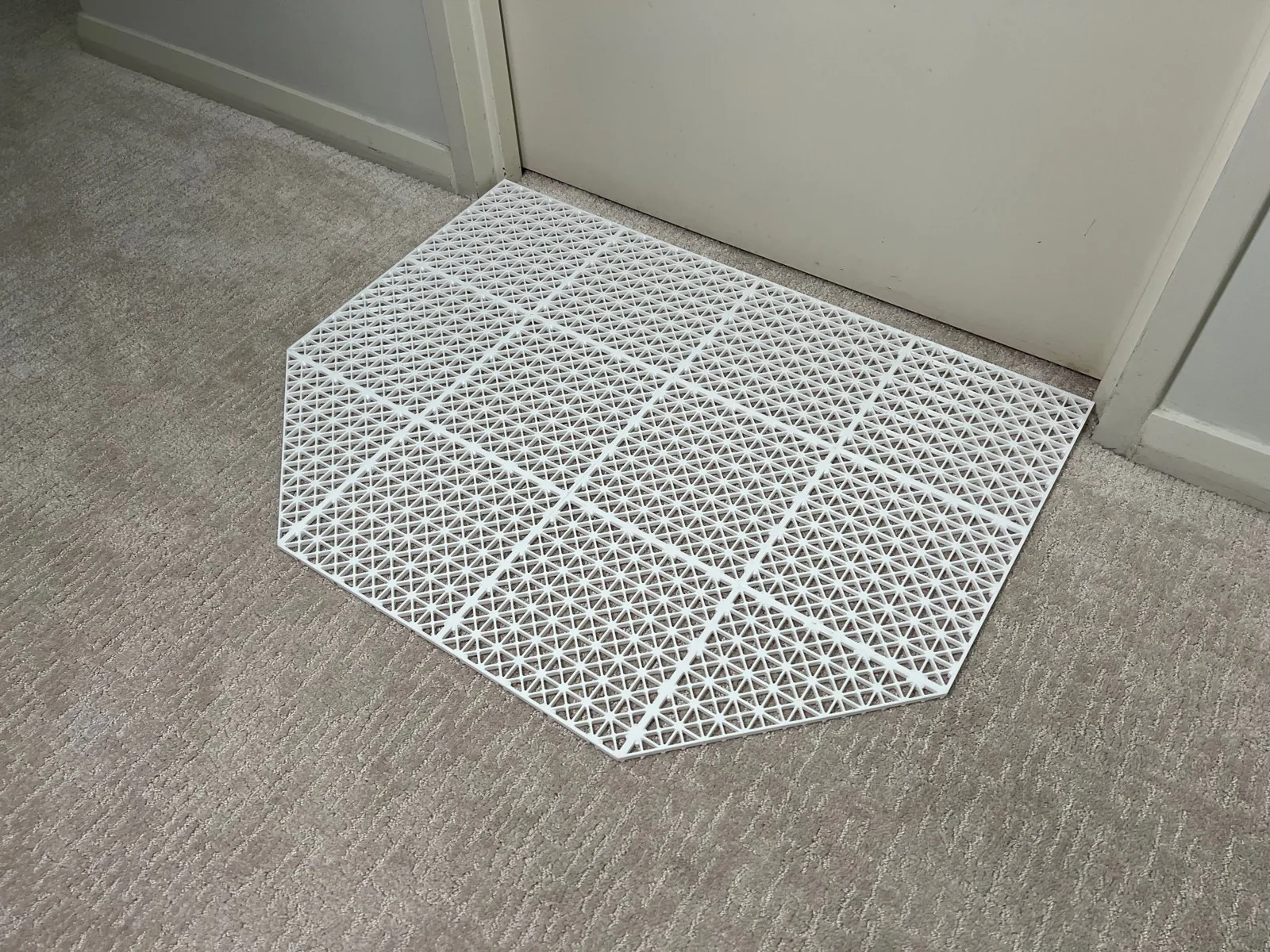 Piso modular rejilla 20×20 cm impreso en 3D, foto 4