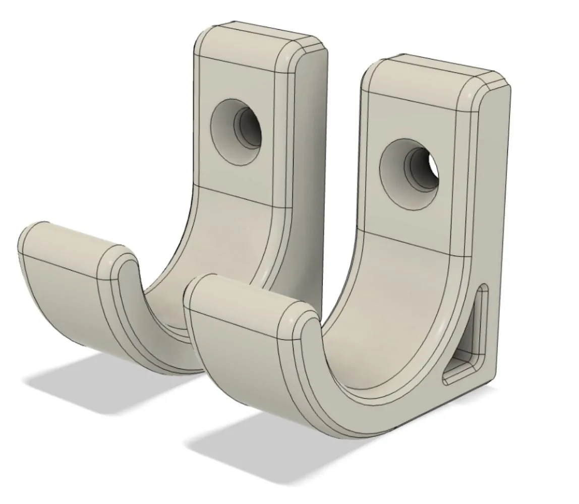 Ganchos de pared resistentes x4 impreso en 3D, foto 4