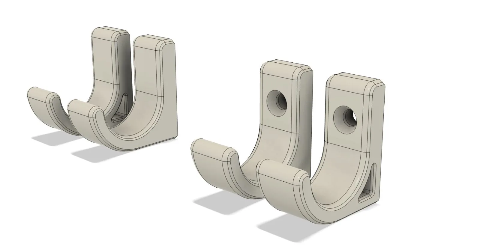Ganchos de pared resistentes x4 impreso en 3D, foto 5