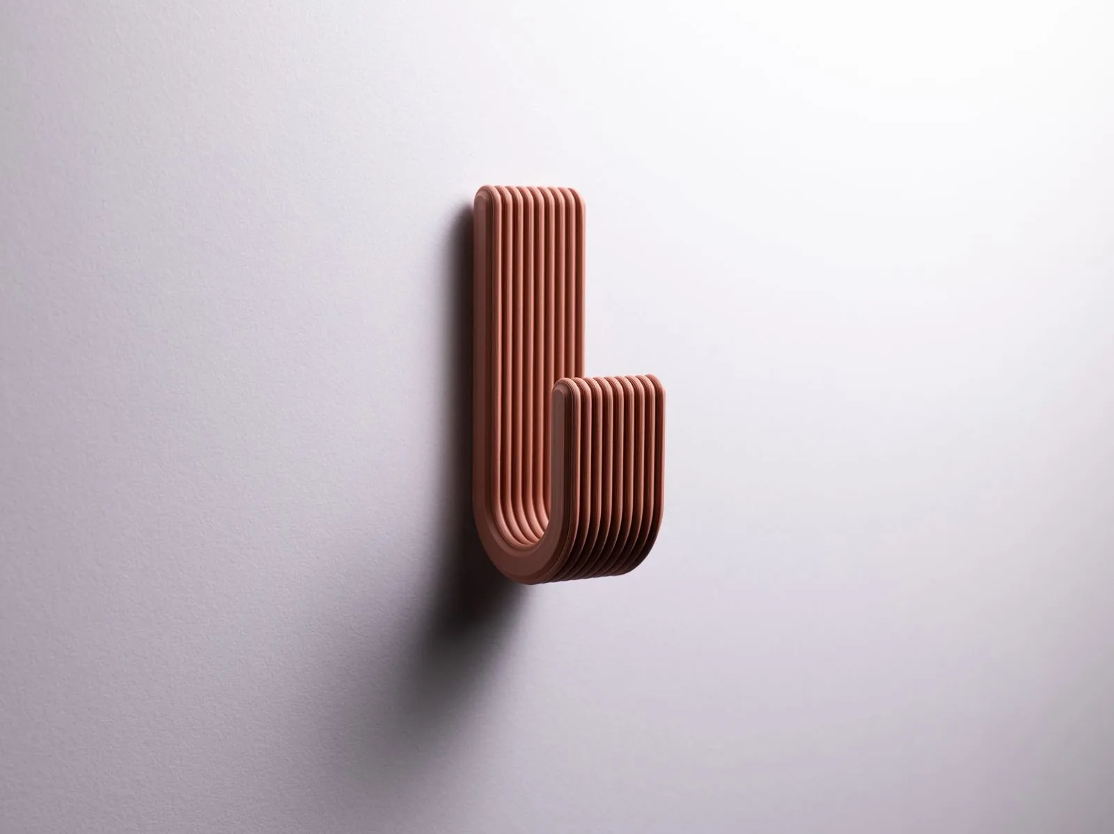Gancho de pared minimalista impreso en 3D, foto 6