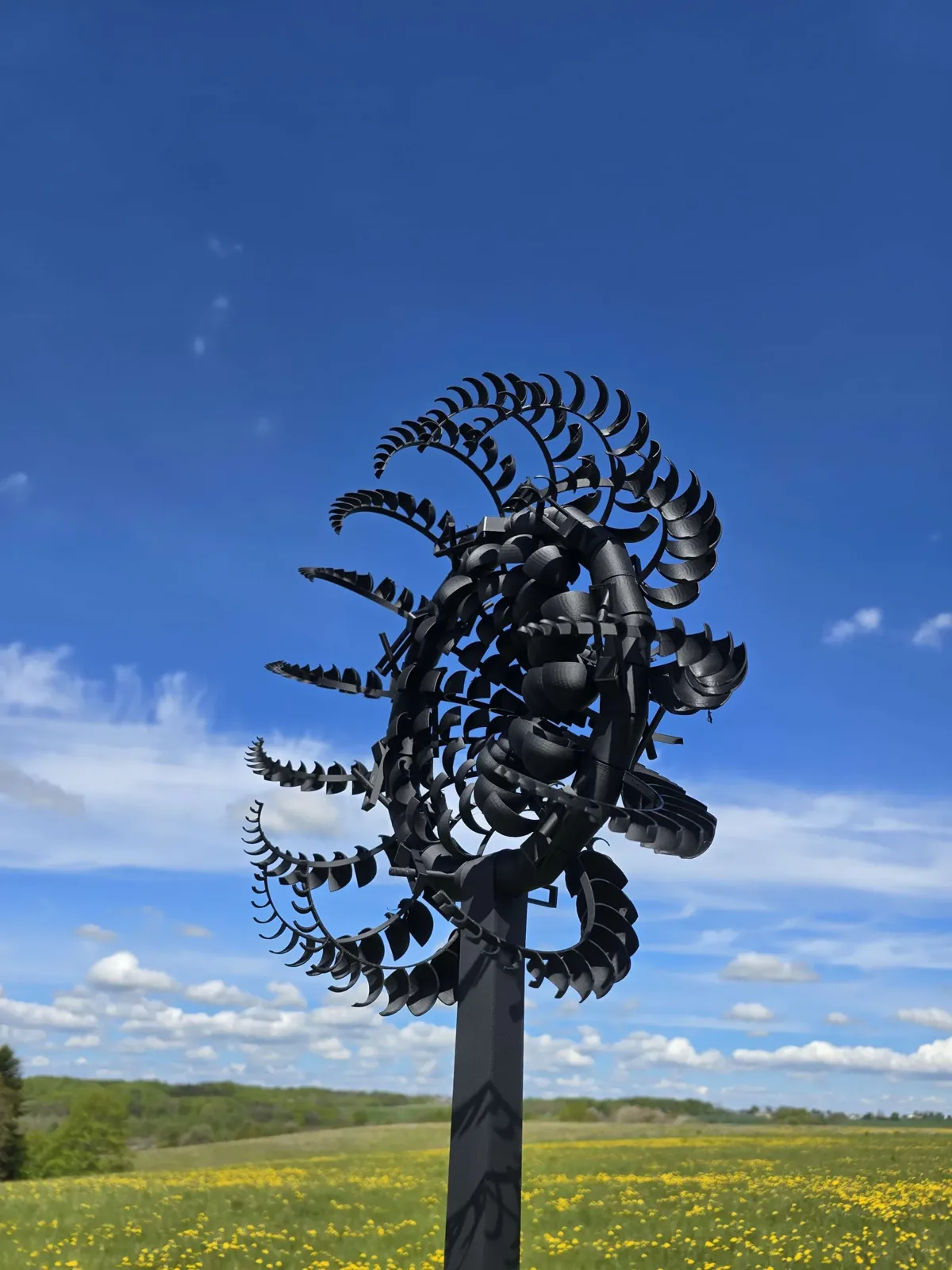 Molinete medusa impreso en 3D