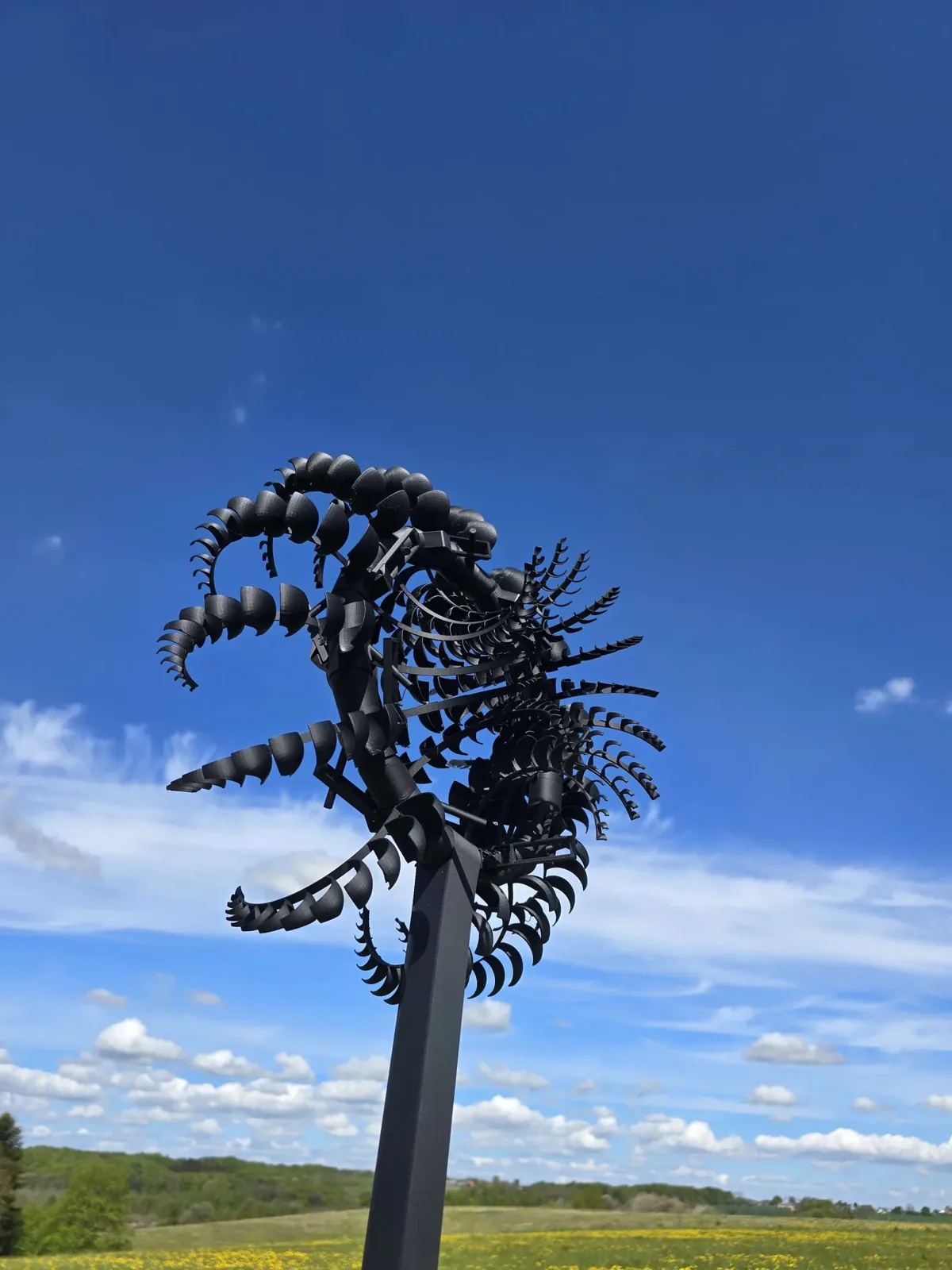 Molinete medusa impreso en 3D, foto 3
