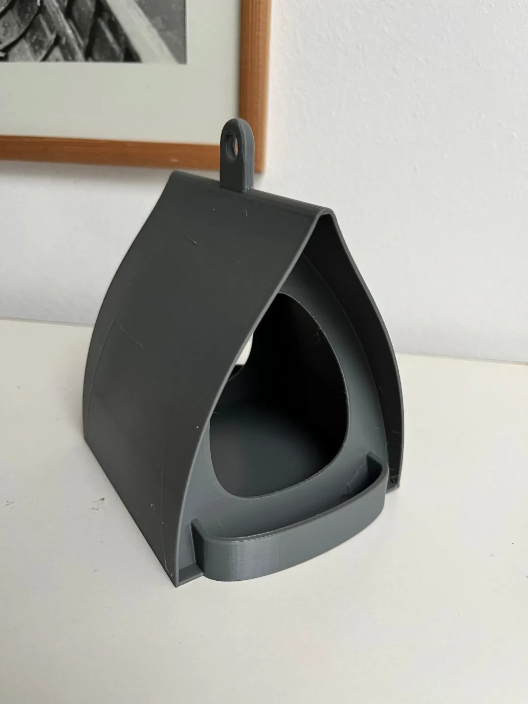Comedero de pájaros colgante impreso en 3D, foto 3