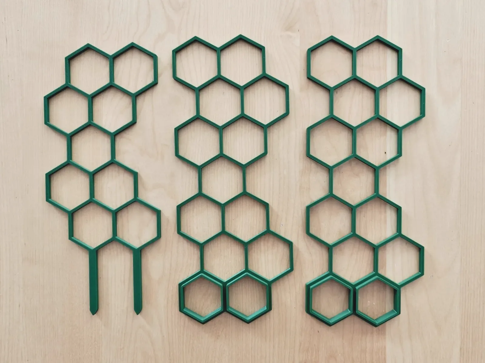 Enrejado panal para plantas