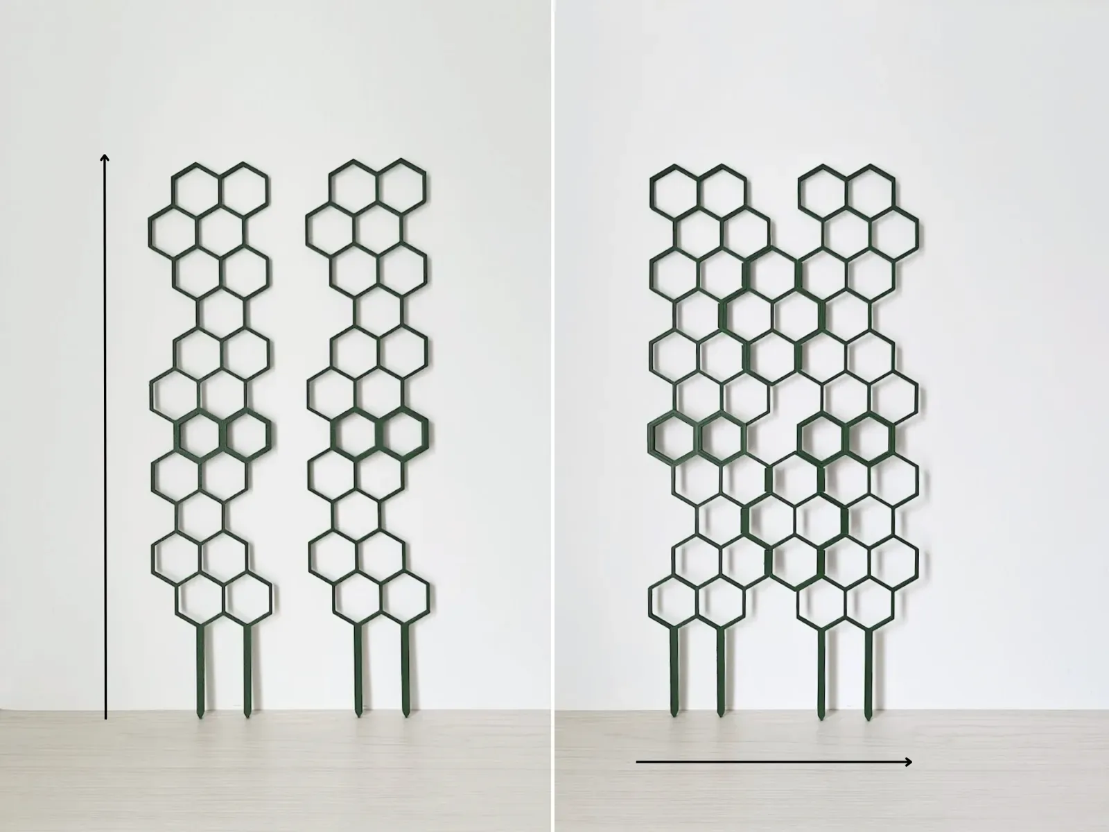 Enrejado panal para plantas impreso en 3D, foto 3