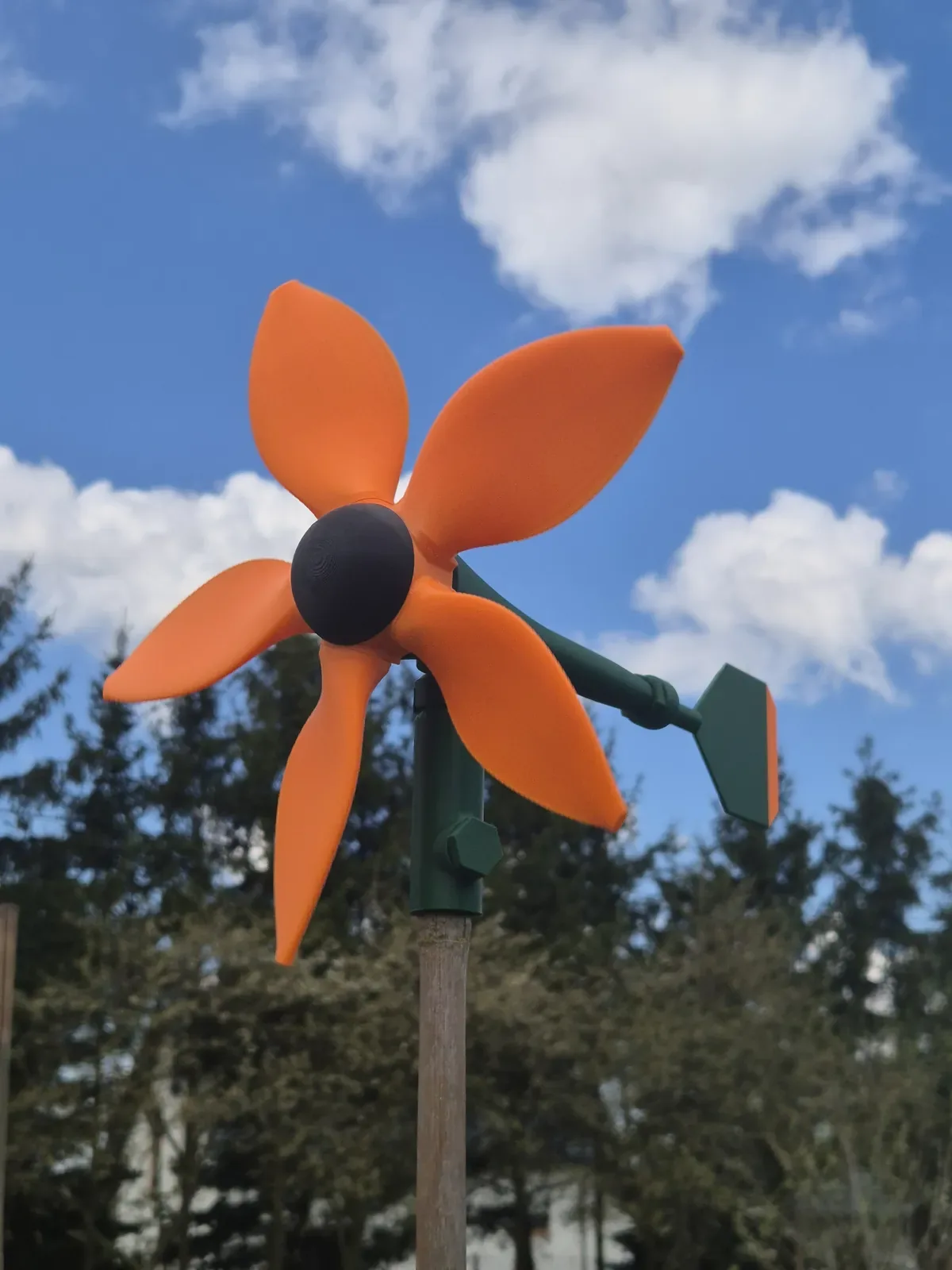 Molinete flor impreso en 3D, foto 4
