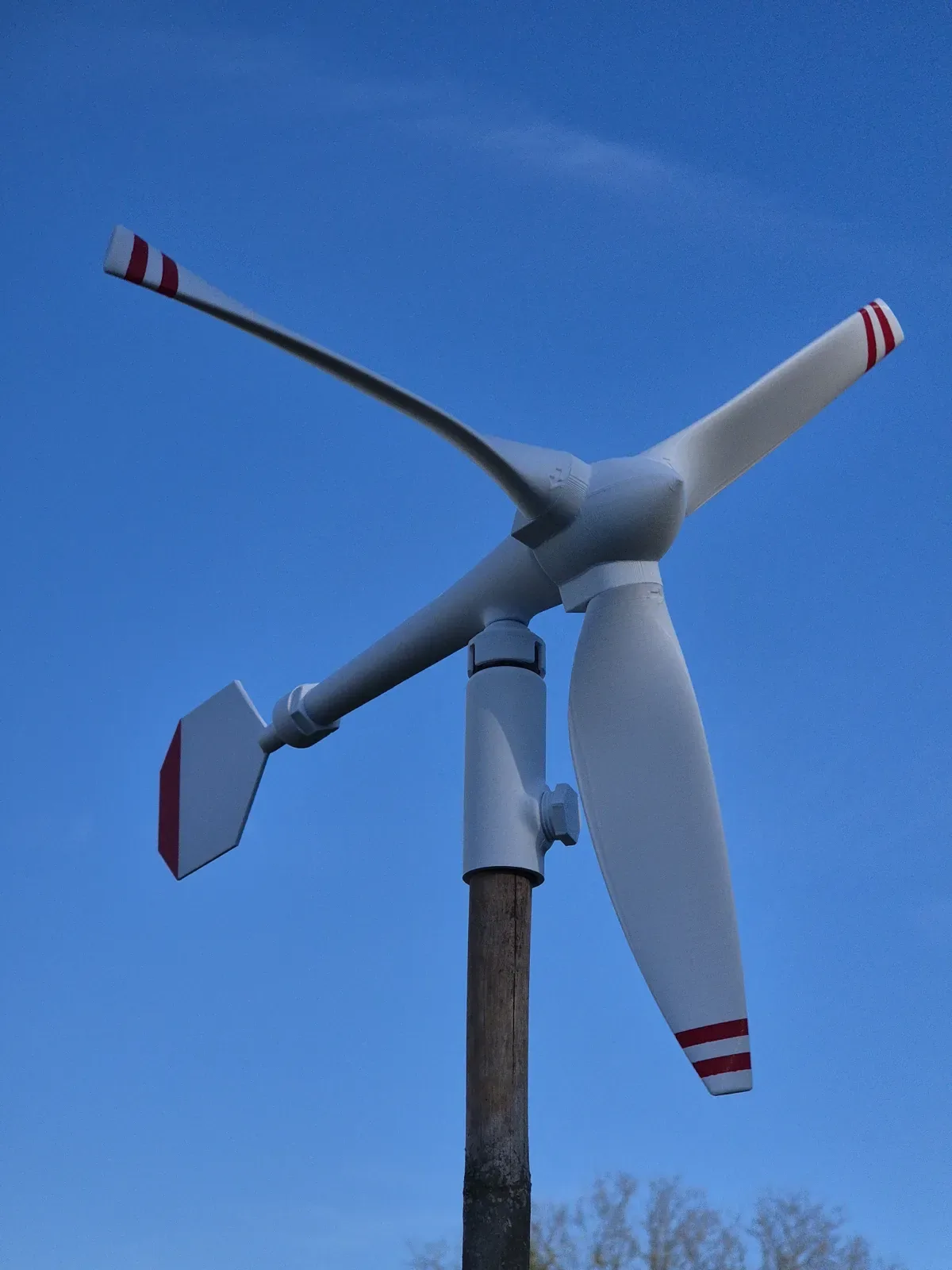 Mini aerogenerador de jardín impreso en 3D, foto 5