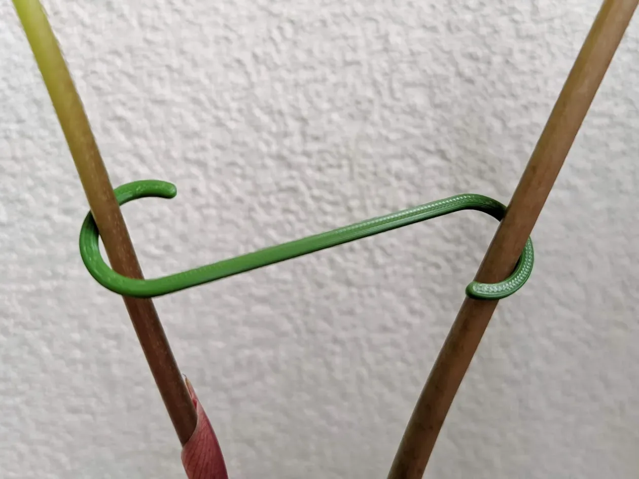 Ganchos de soporte para tallos impreso en 3D, foto 3