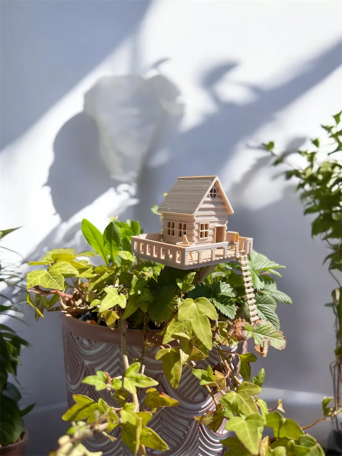 Casita del árbol mini para matera impreso en 3D, foto 4