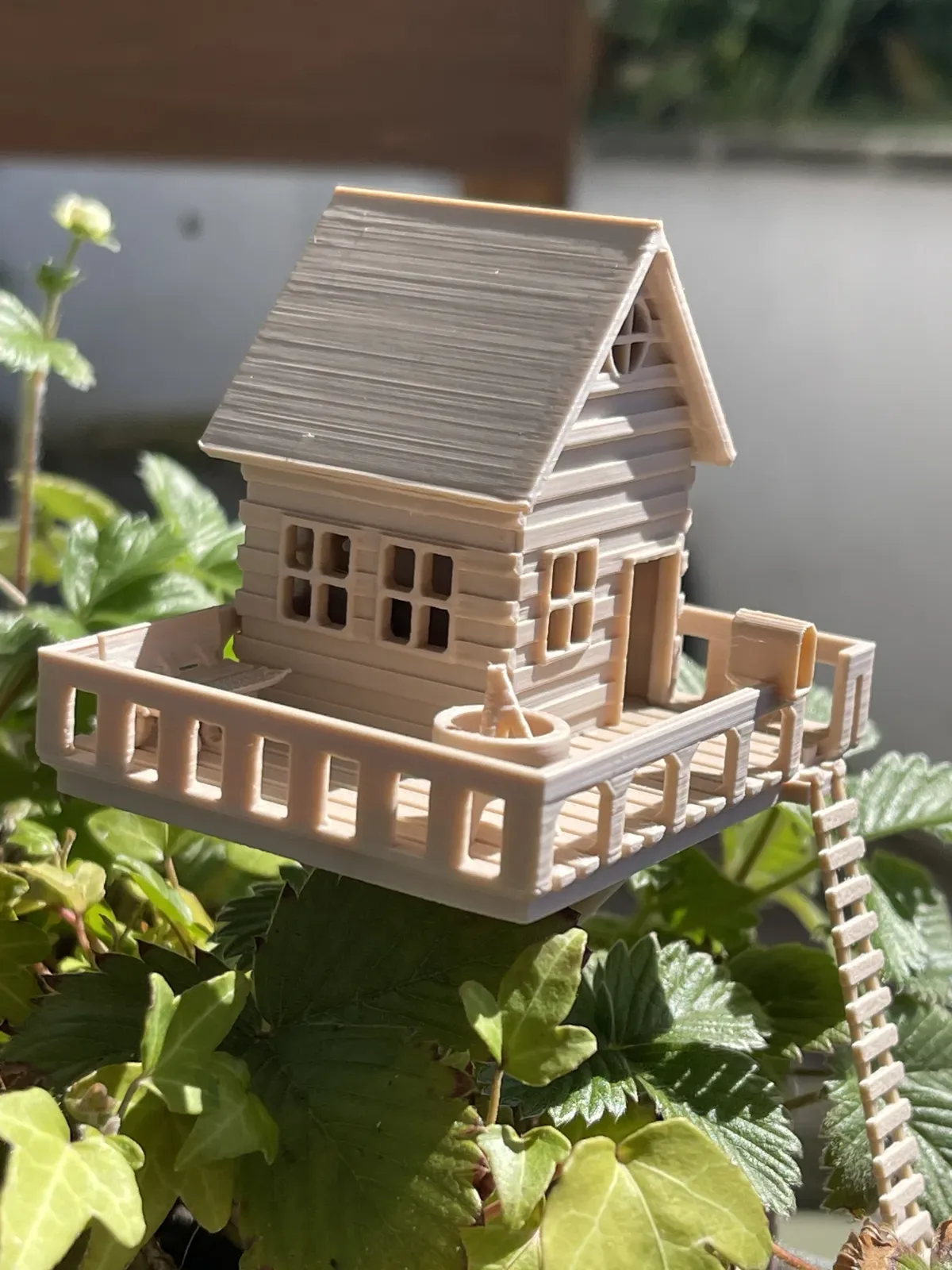 Casita del árbol mini para matera impreso en 3D, foto 5