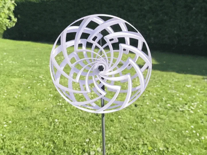 Molinete ilusión óptica impreso en 3D, foto 5