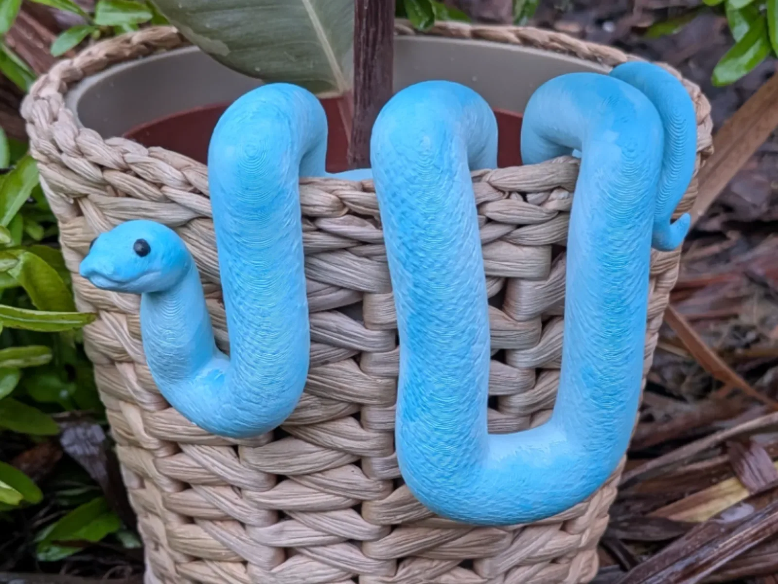 Serpiente para matera impreso en 3D