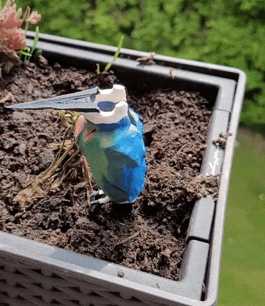 Pájaro de autorriego para plantas impreso en 3D, foto 5