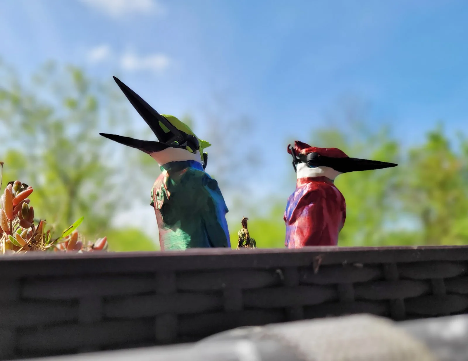 Pájaro de autorriego para plantas impreso en 3D, foto 6