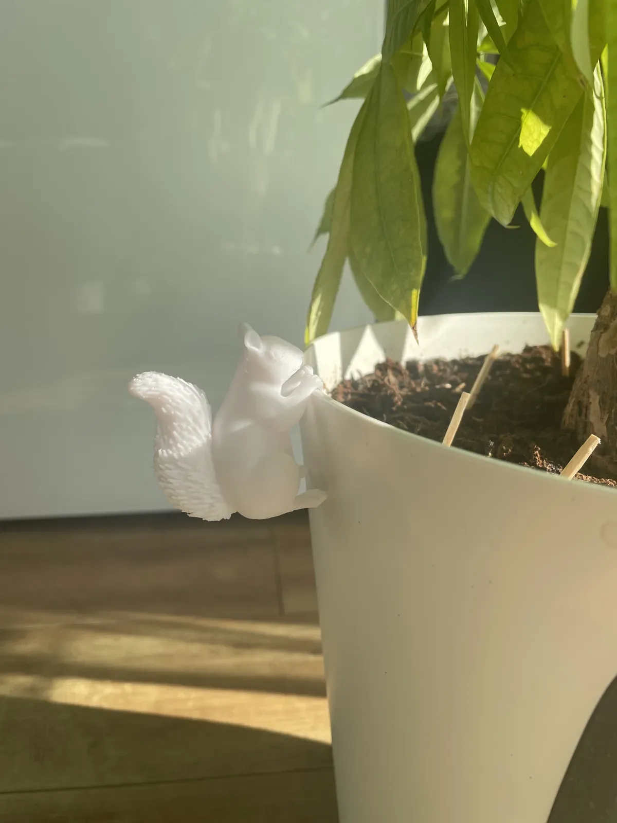 Ardilla para borde de matera impreso en 3D, foto 3