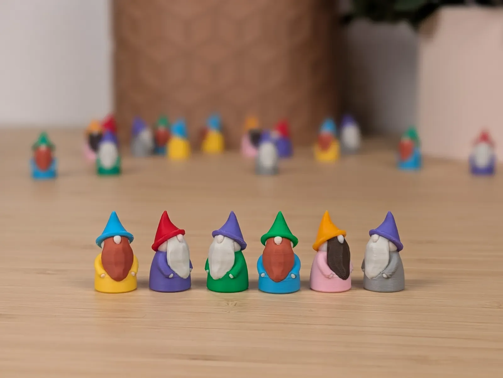 Mini gnomos (set) impreso en 3D, foto 3