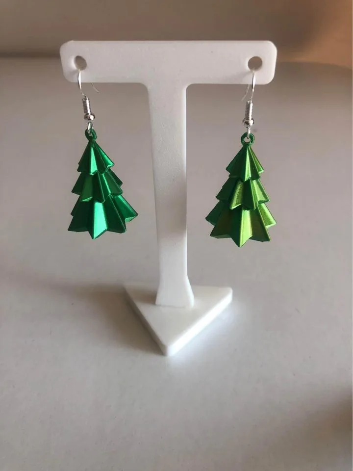 Aretes de árbol de Navidad