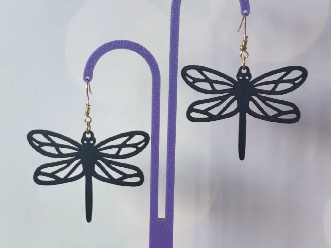 Aretes de libélula