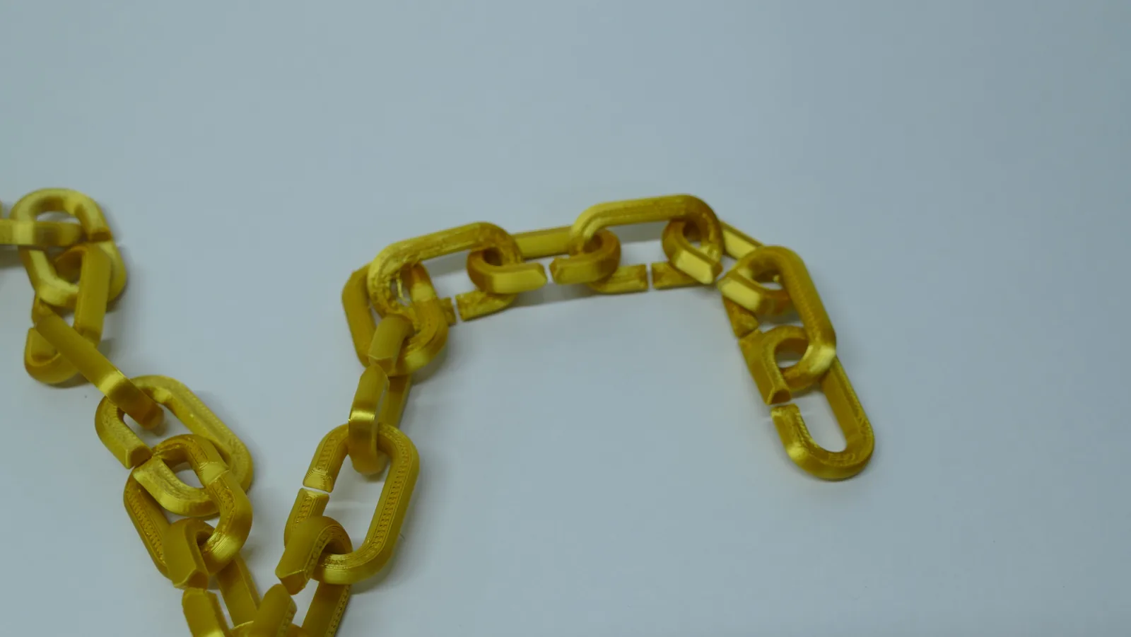 Eslabones de cadena encajables impreso en 3D, foto 3