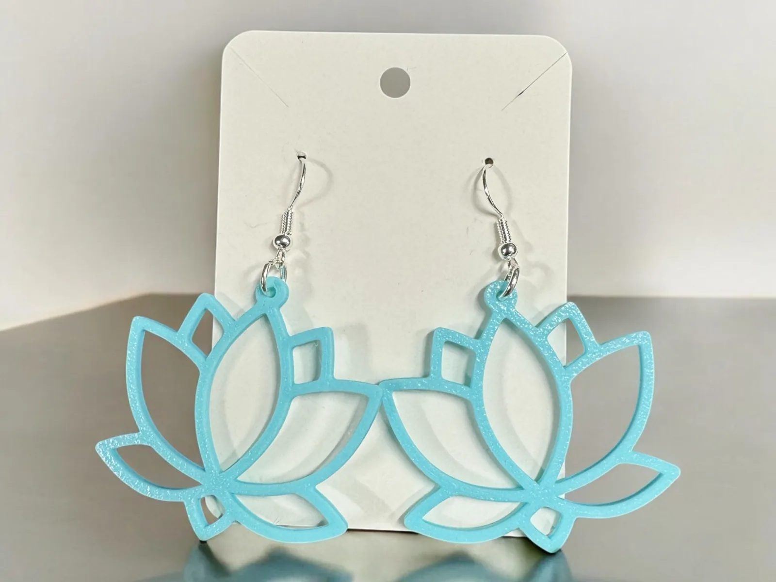 Aretes de flor de loto