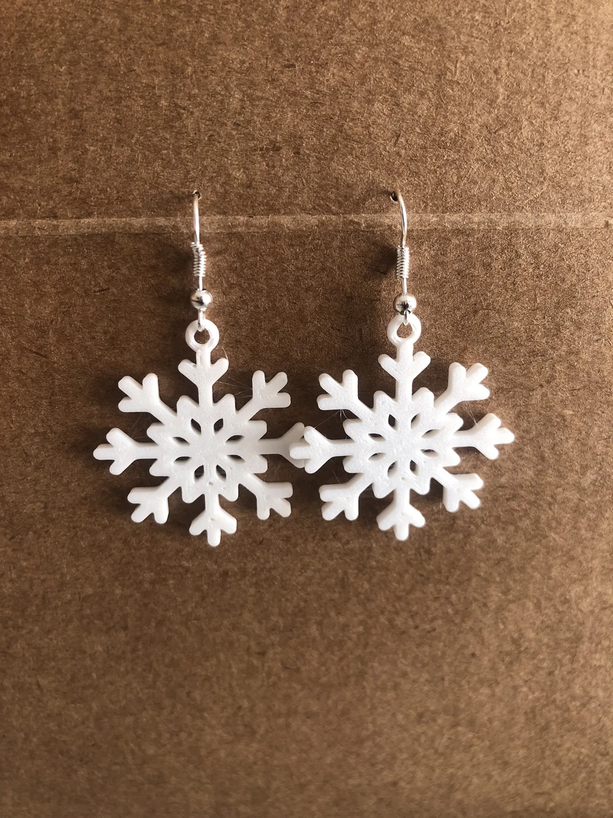 Aretes de copo de nieve