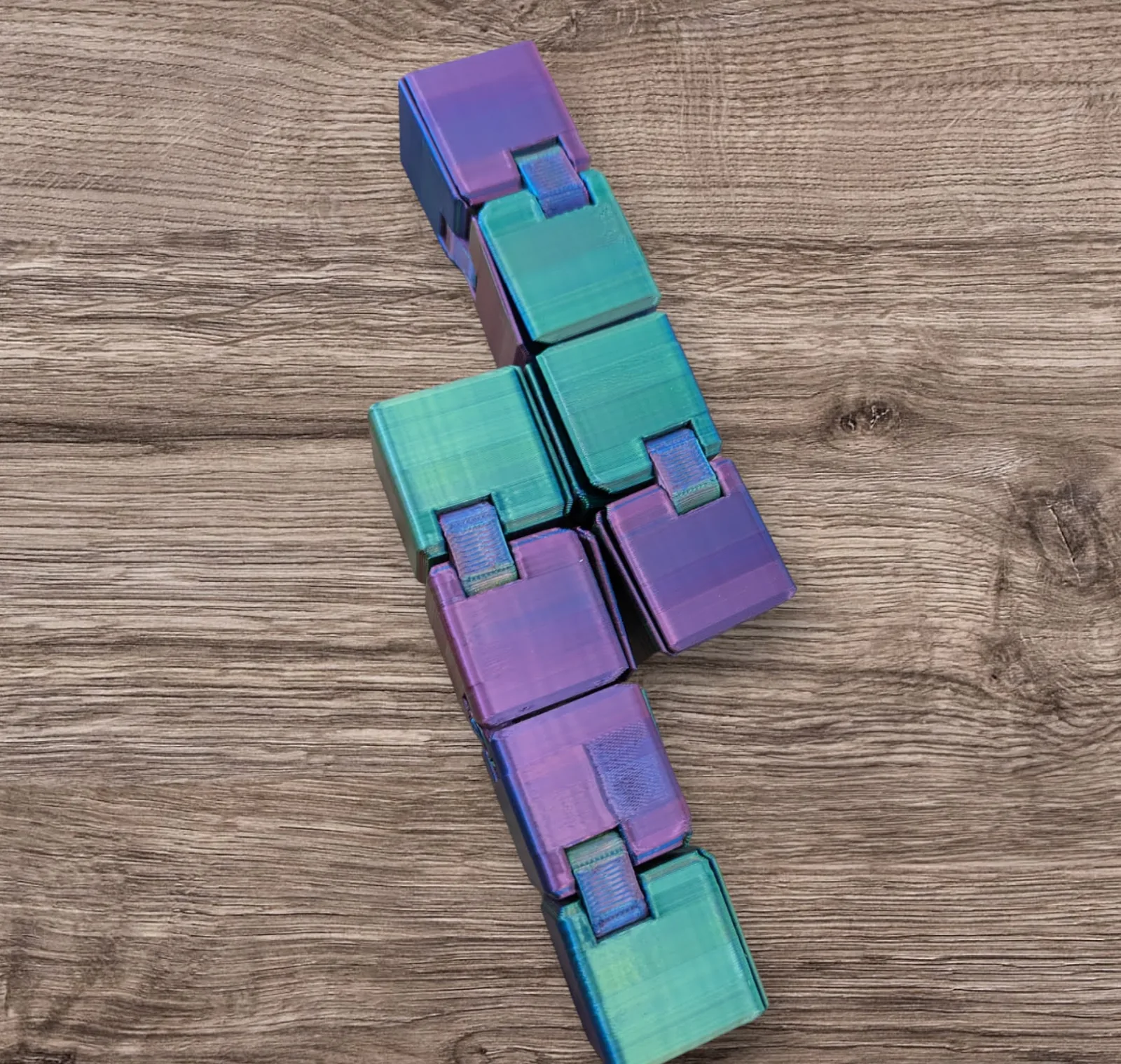 Cubo plegable transformable impreso en 3D, foto 5