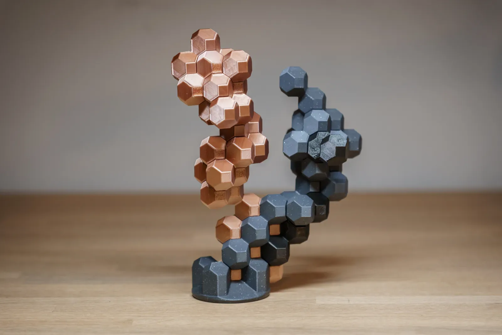 Juego de equilibrio de poliedros impreso en 3D, foto 3