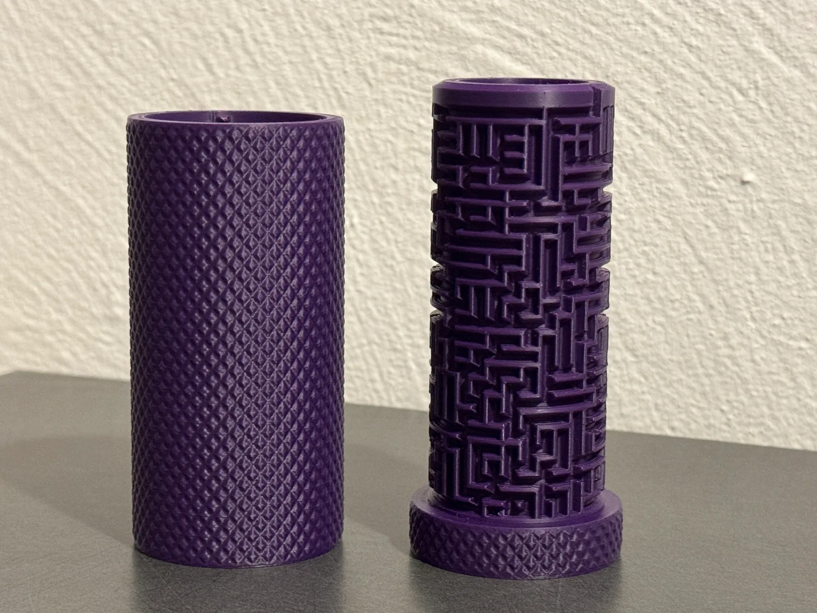 Caja laberinto cilíndrica impreso en 3D, foto 2