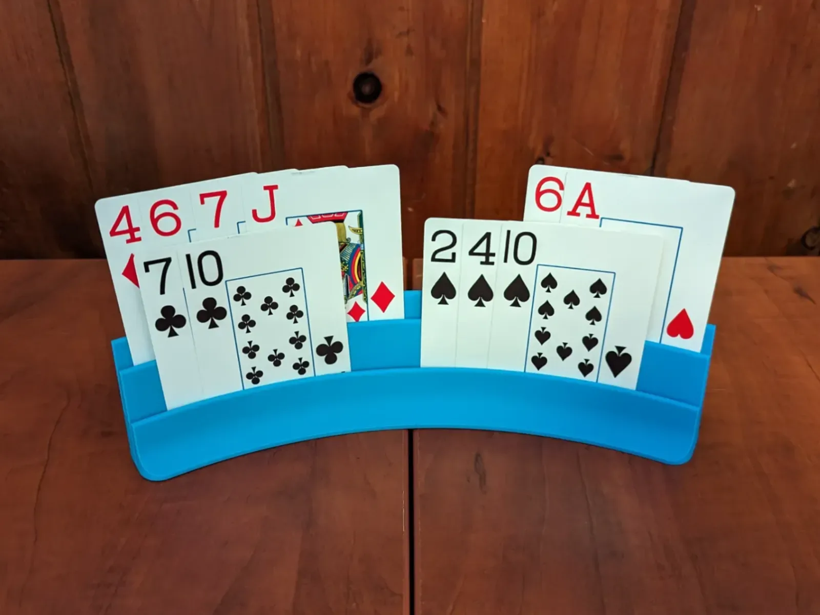 Porta cartas curvo