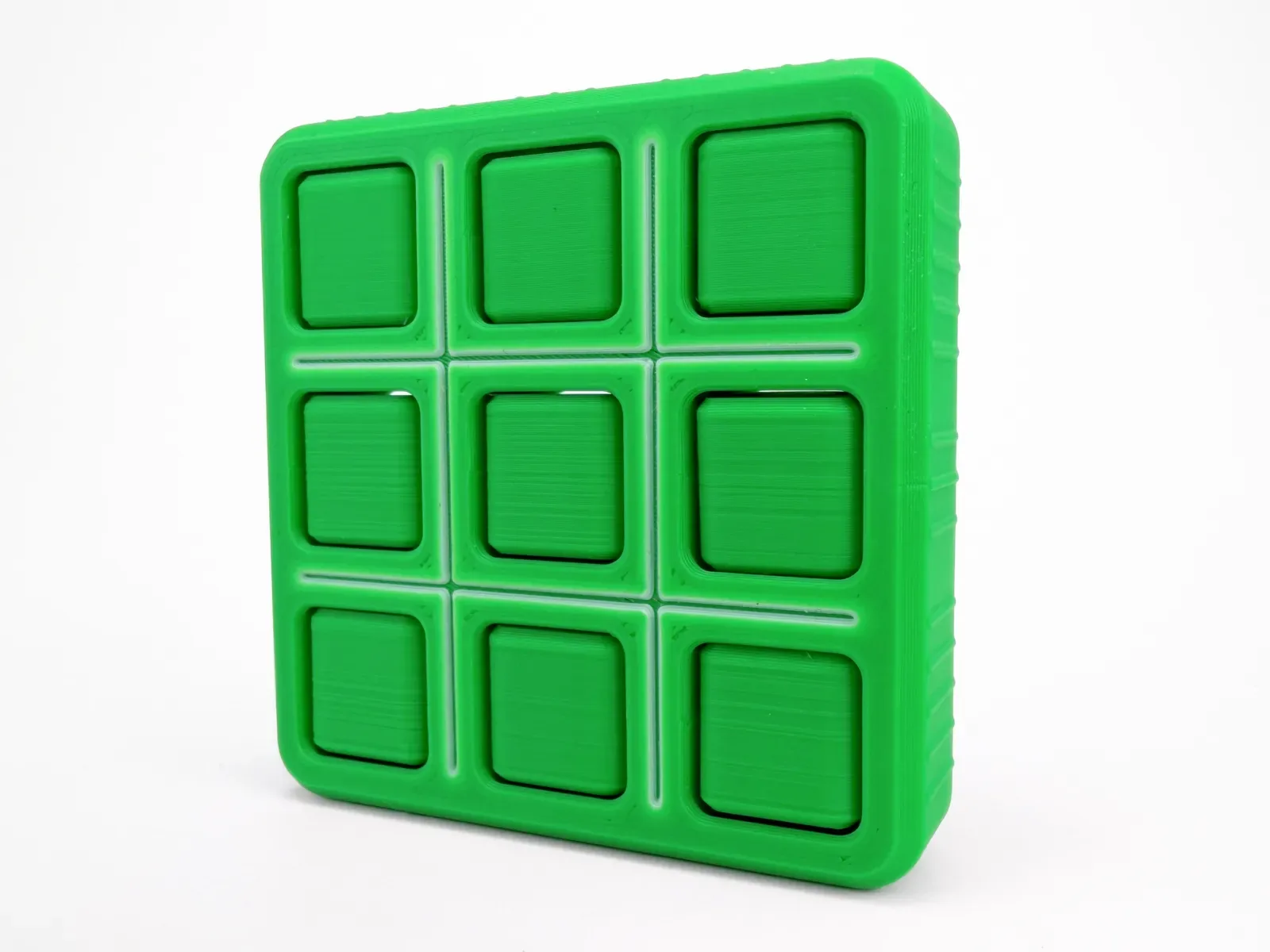 Triqui fidget de botones impreso en 3D, foto 3