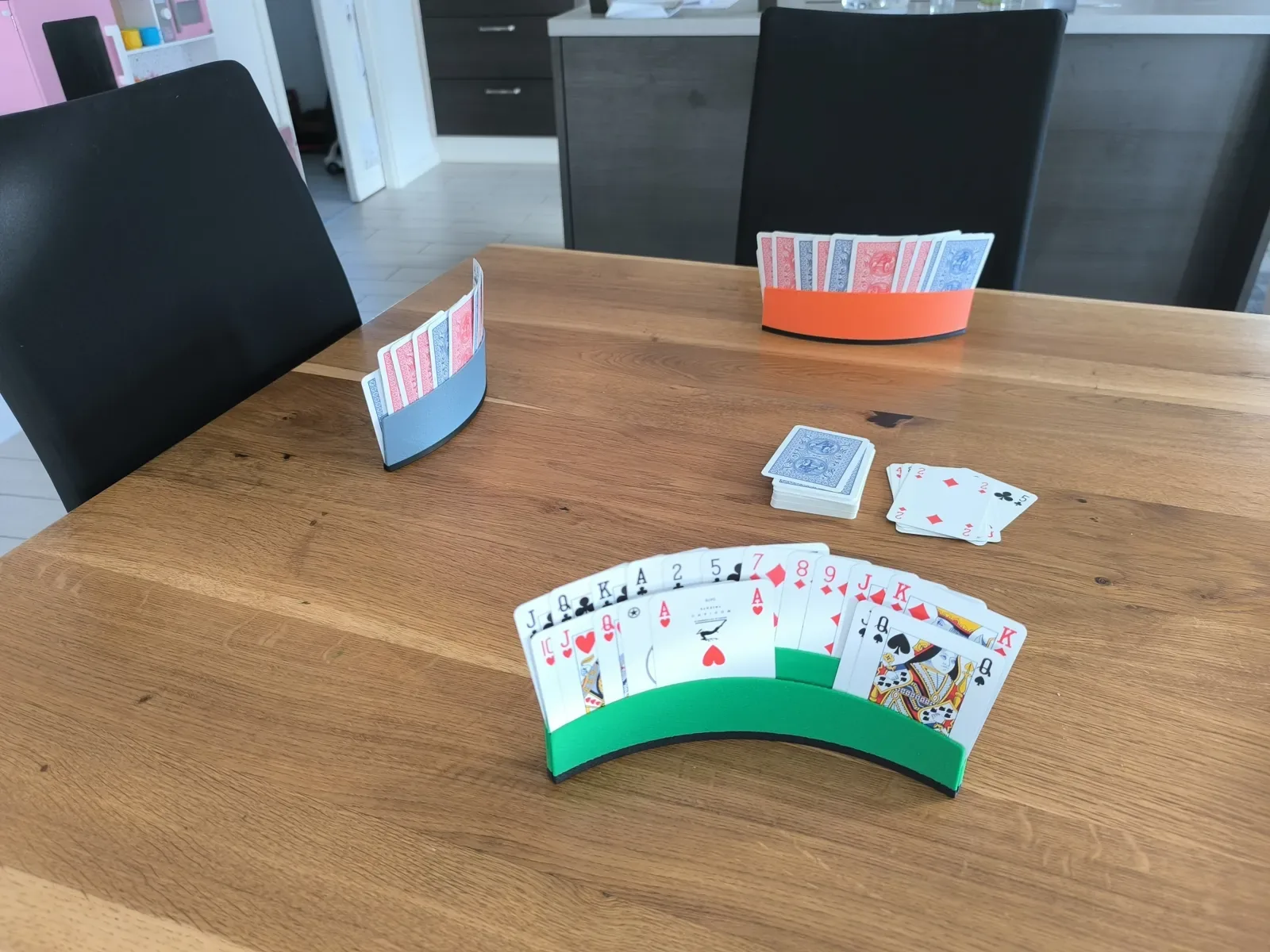 Porta cartas doble fila