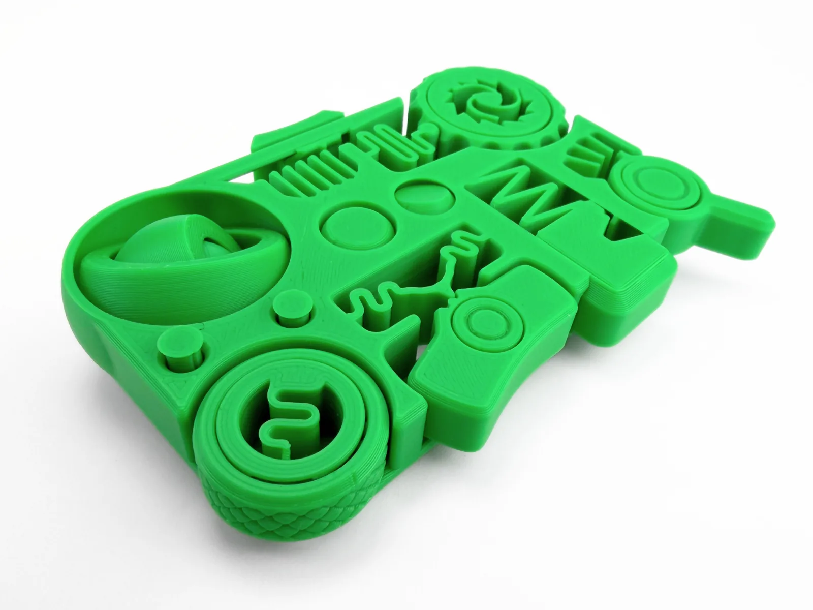 Fidget 12 en 1 impreso en 3D, foto 4