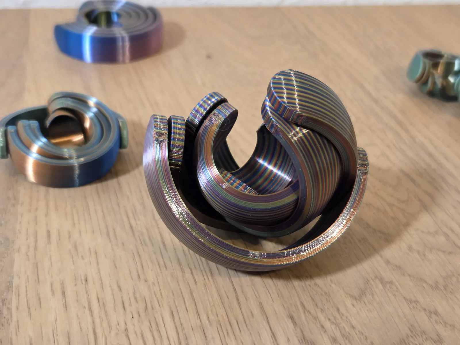 Arcspin fidget giratorio impreso en 3D, foto 6