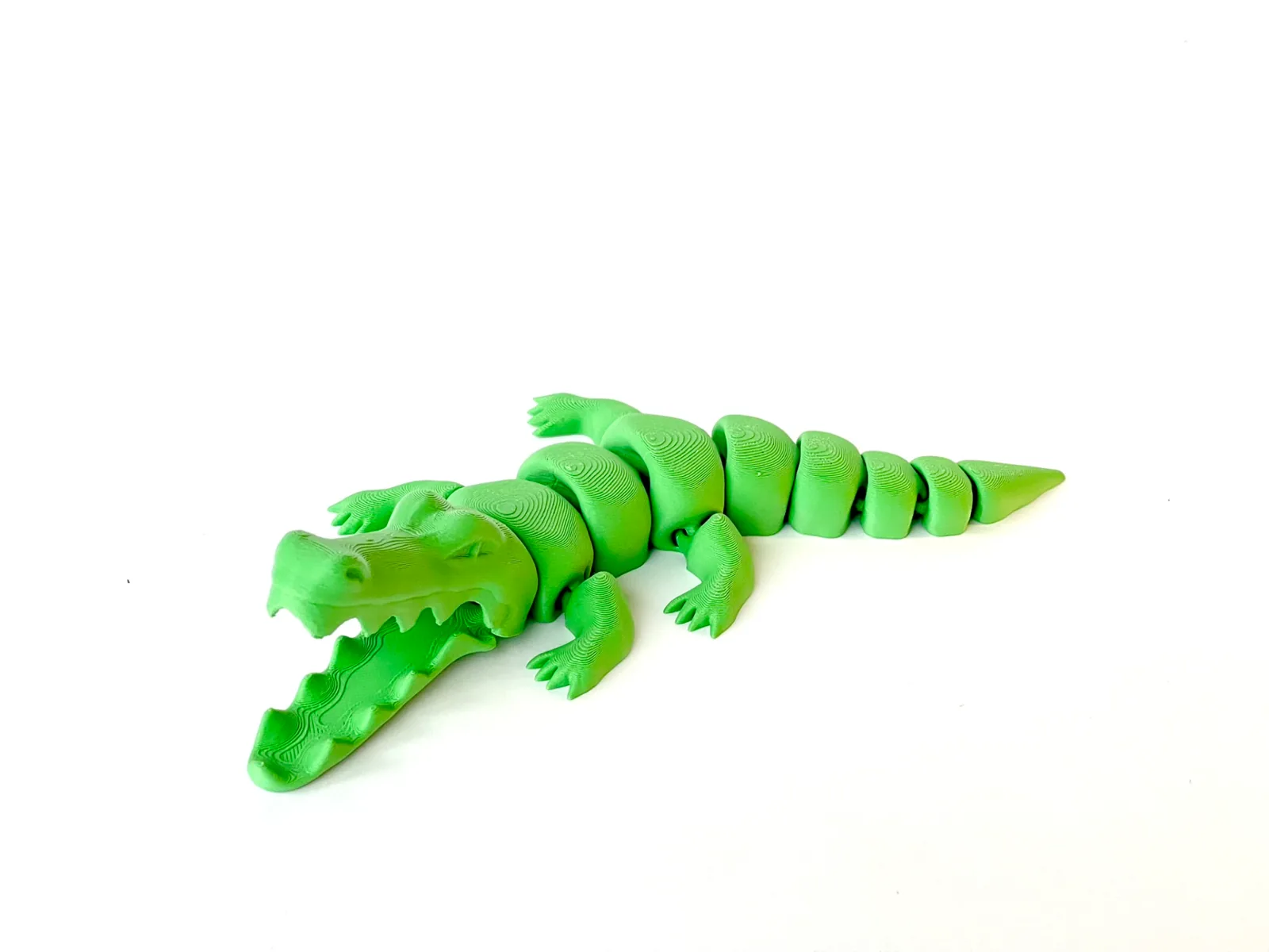 Cocodrilo articulado impreso en 3D, foto 2