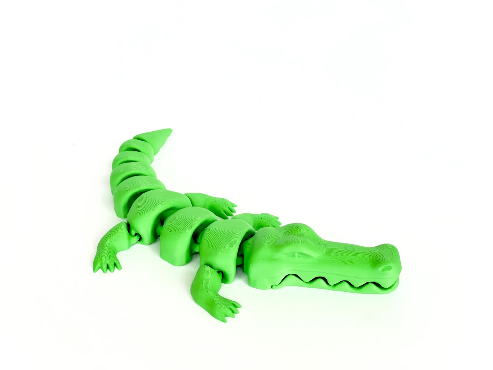 Cocodrilo articulado impreso en 3D, foto 4