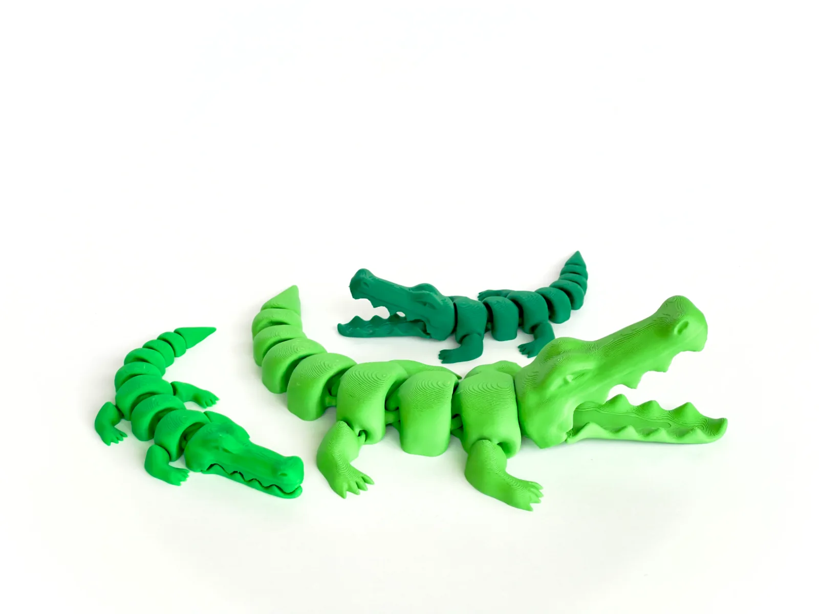 Cocodrilo articulado impreso en 3D, foto 5