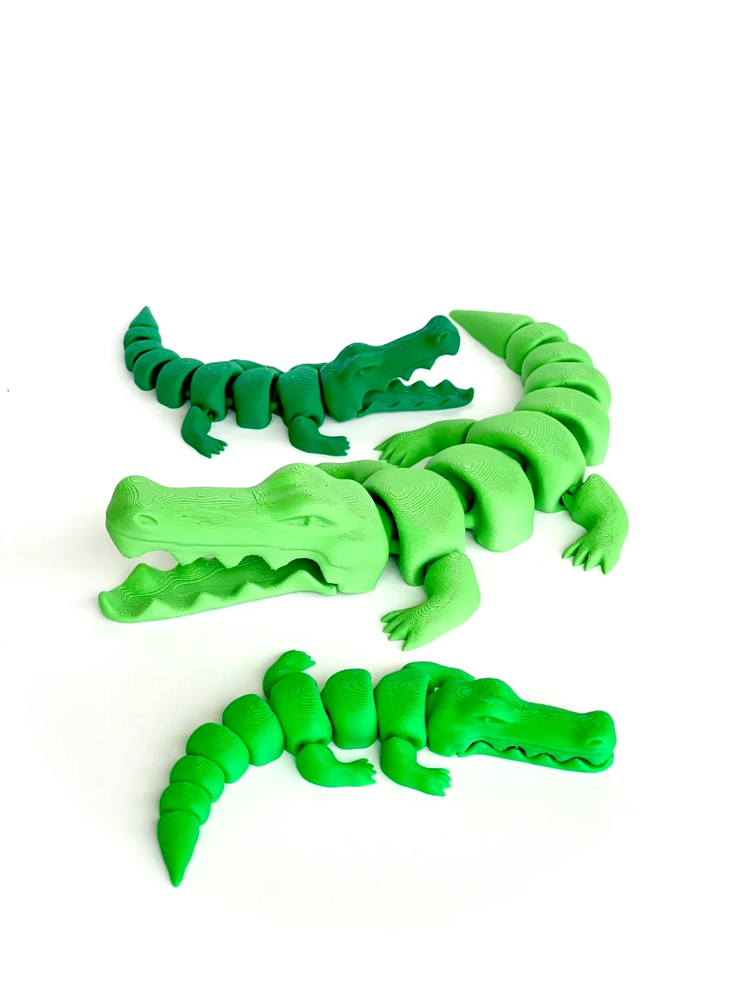 Cocodrilo articulado impreso en 3D, foto 6